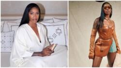 Celebrity style cam: Tiwa Savage performs at show in custom Fendi look, shares photos