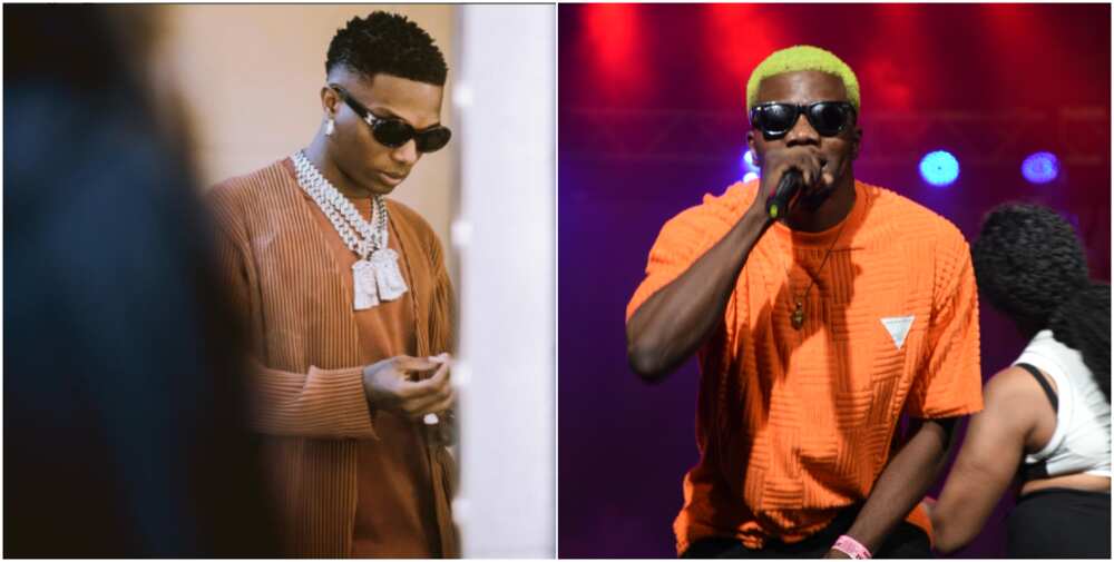 Singer Kayset shares stage with Wizkid
