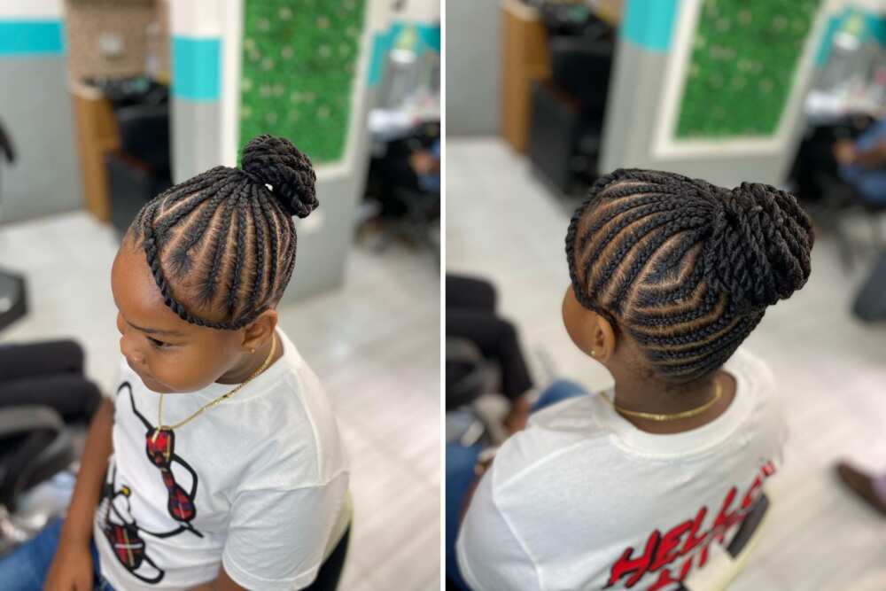 Kid's Knotless Box Braids With Beads Hairstyle Your Child Will Love