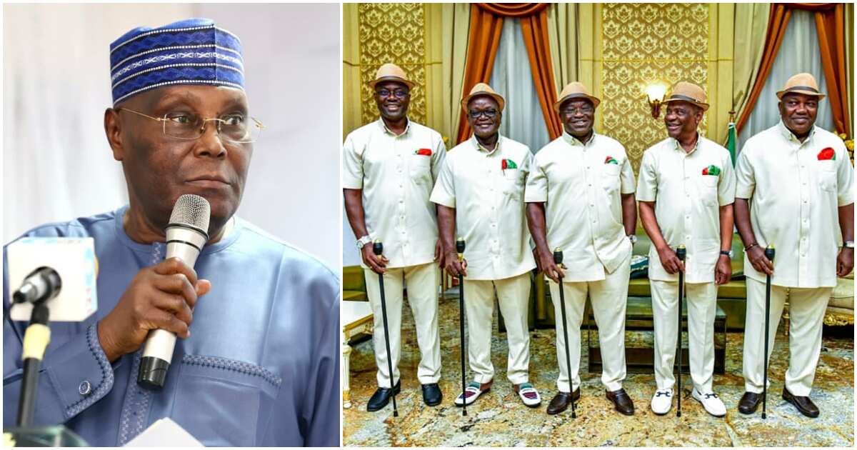 2023 presidency: Double wahala for Wike, G-5 govs as Atiku reveals what will happen to the aggrieved PDP leaders if they support Tinubu