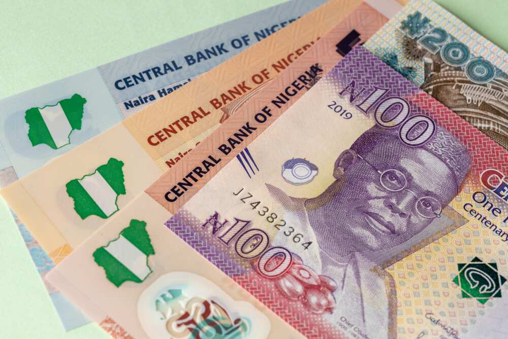 Nigerian currency notes and coins