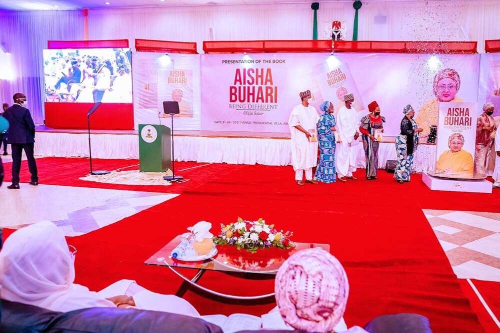 Wata sabon gani: Dame Jonathan da Orubebe sun halarci bikin kaddamar da littafin Aisha Buhari