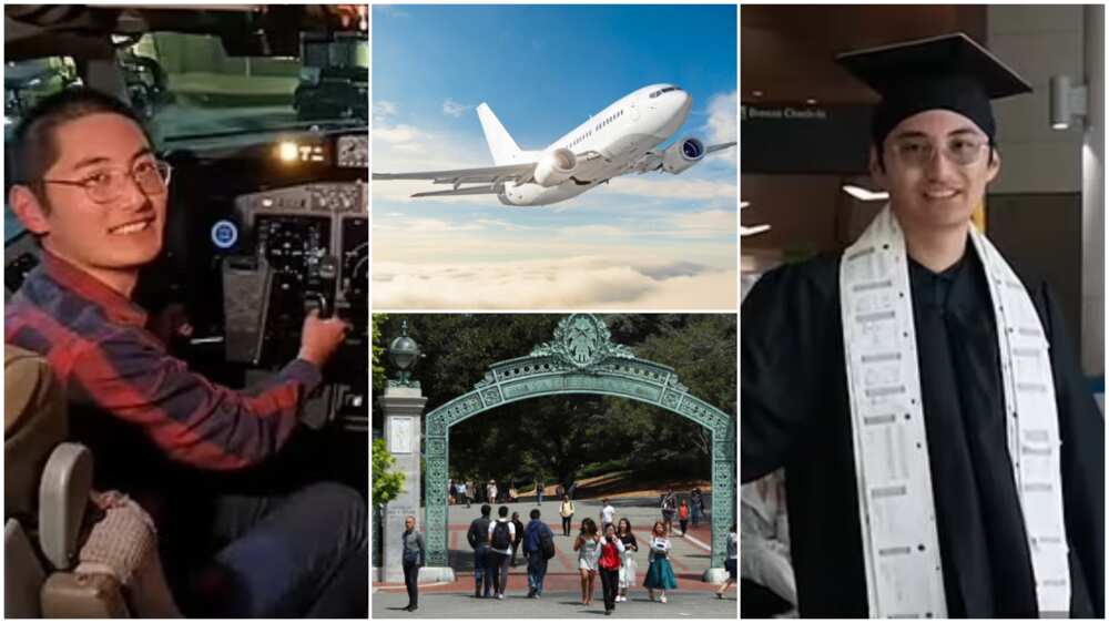 Berkeley University graduate/Man took 238 flights.