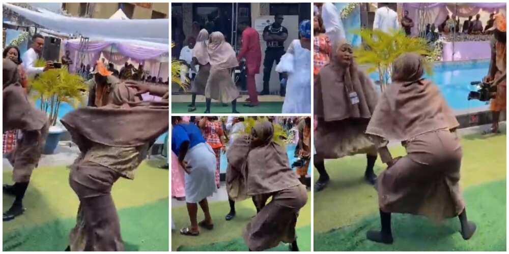 Nigerians react to viral video of two young Muslim ladies in hijab twerking hard at event