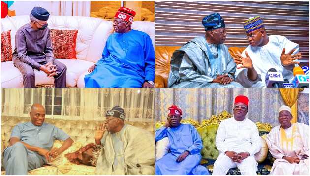 Tinubu reunites with ex-contestants