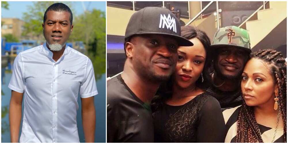 Money and women can separate even twins, Reno Omokri writes, cites PSquare as an example