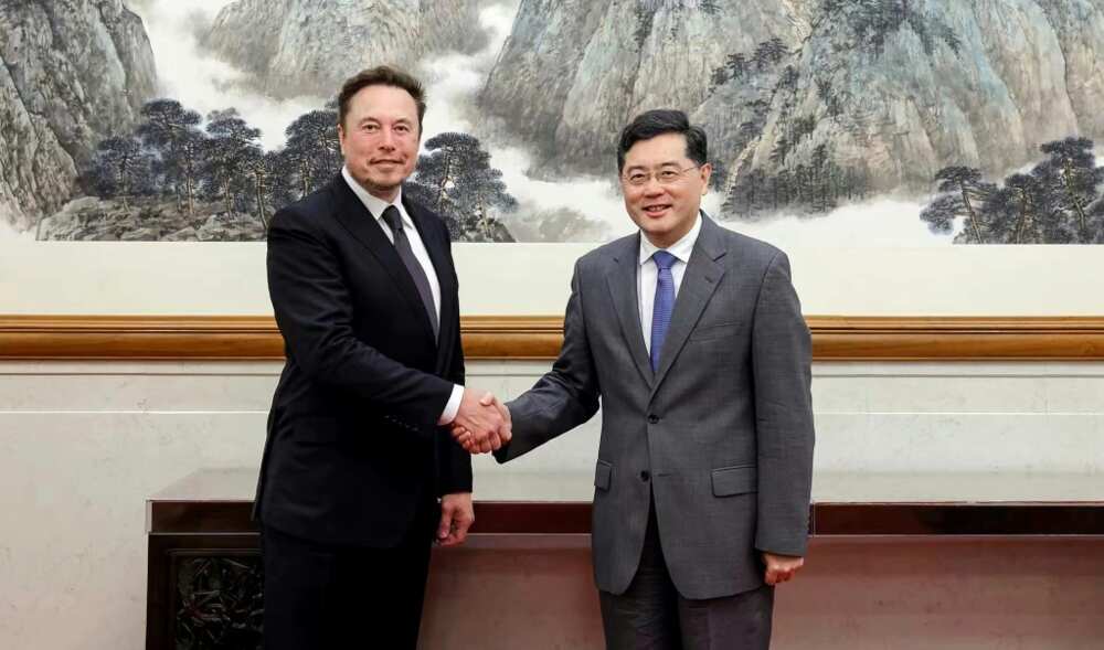 Tesla boss Elon Musk met Chinese Foreign Minister Qin Gang during his visit to the country