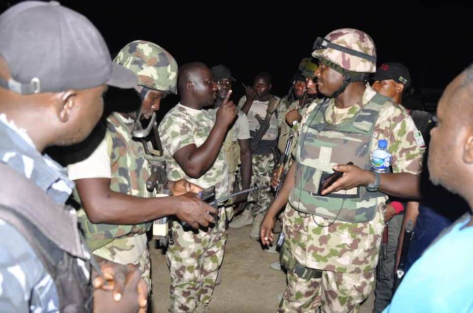 Nigerian army troops