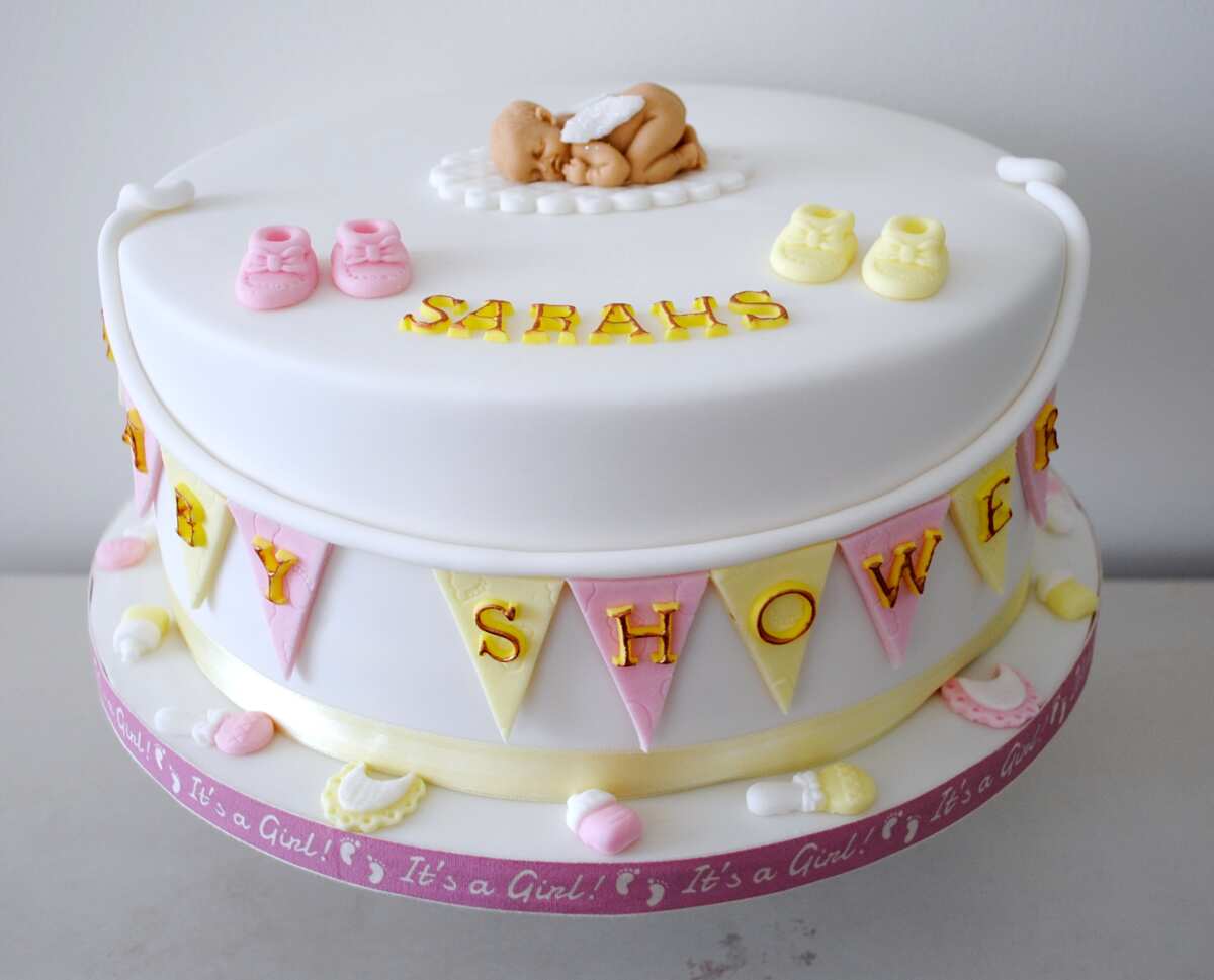 baby shower cake ideas for girl