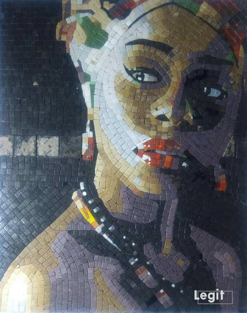 31-year-old Nigerian mosaic artist speaks about his private life