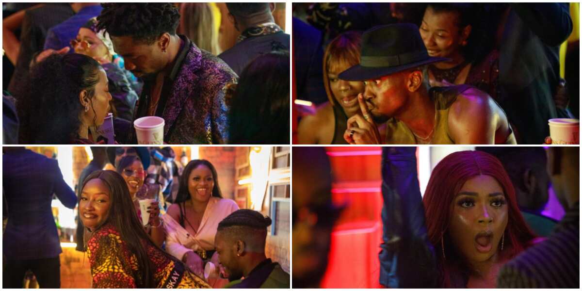 BBNaija: Official photos capture exciting moments from first Saturday night party, housemates had massive fun