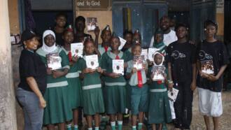Dominic Joshua Foundation Expands to Lagos, Donates Exercise Books to Schools & Pays school fees