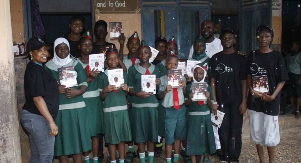 Dominic Joshua Foundation Expands to Lagos, Donates Exercise Books to Schools & Pays school fees