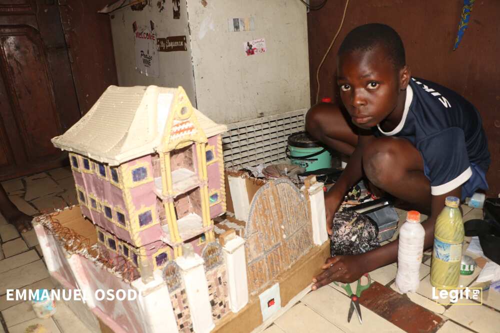Meet Sikiru Adeyemi, the JSS1 student who designed a house from waste items
