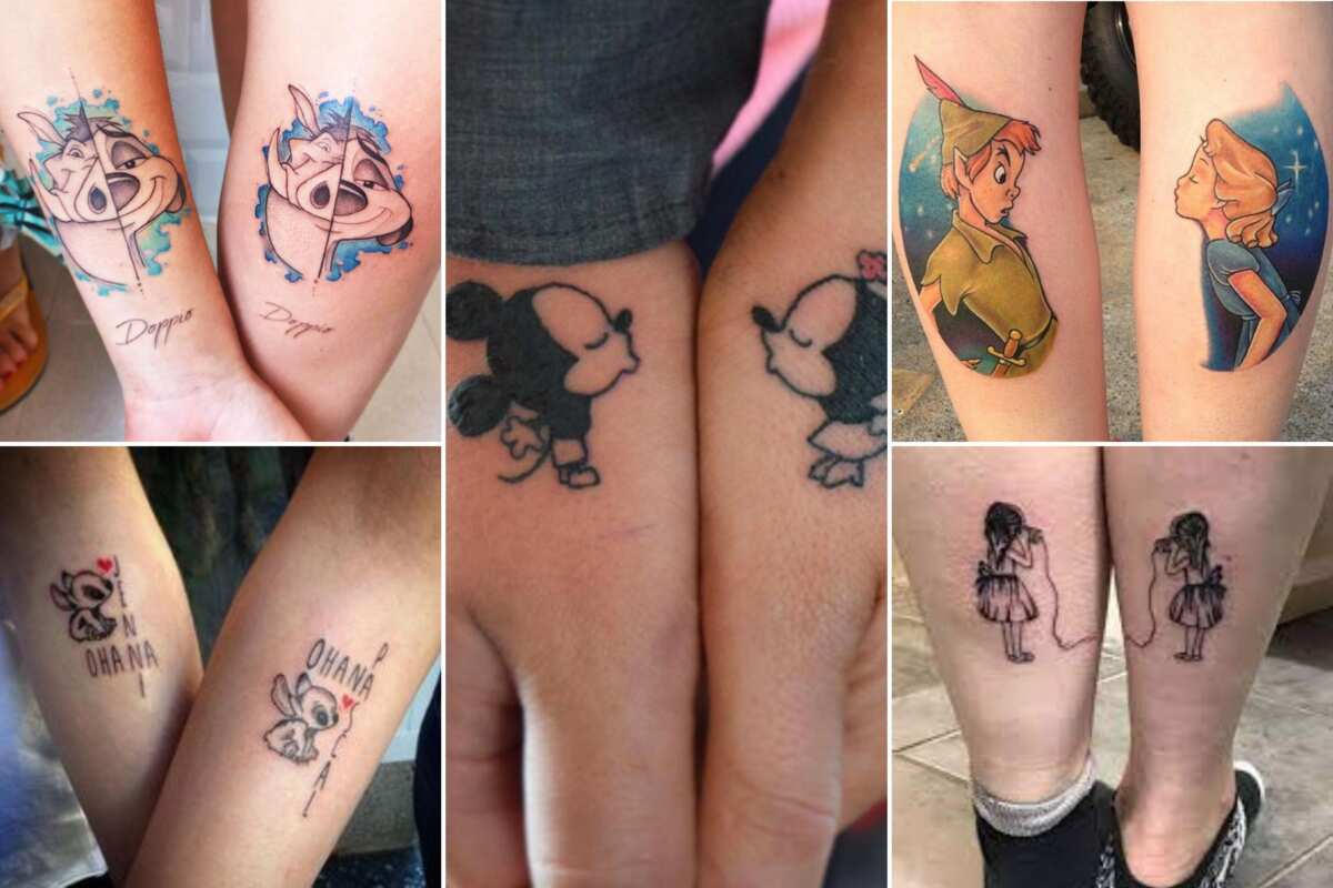 Matching Disney Tattoos For BFFs  POPSUGAR Love  Sex