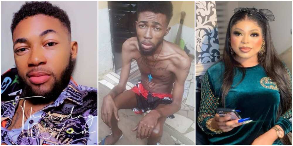 Blood Cancer Survivor Who Wished for Death Appreciates Bobrisky for Helping Him in Touching Video