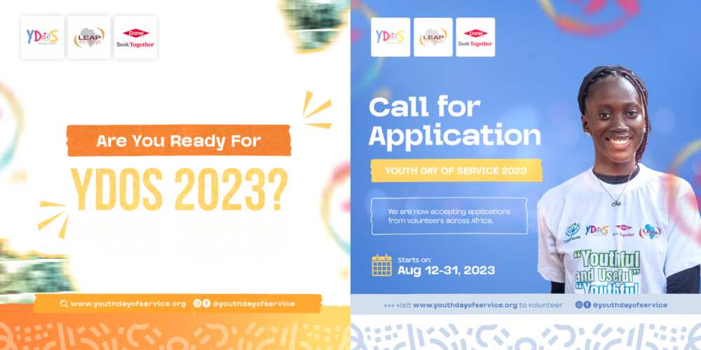 Youth Day of Service, LEAP Africa, Call for Application, YDoS 2023, Register now, Sign up, Nigerian Youths