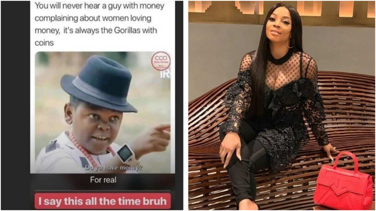 Toke Makinwa reveals the kind of guys that complain about women who love money