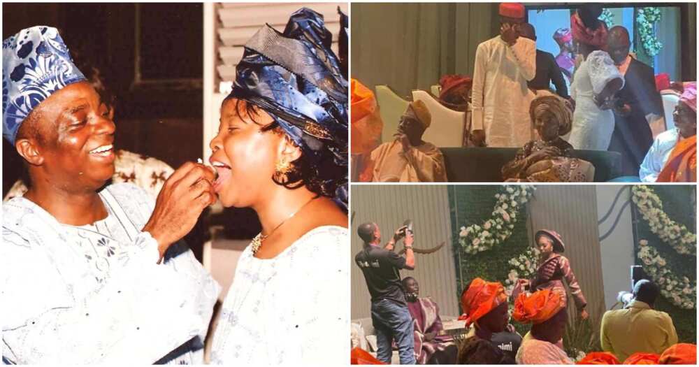 Bishop Oyedepo gives daughter out in marriage on his wedding anniversary day (photos)