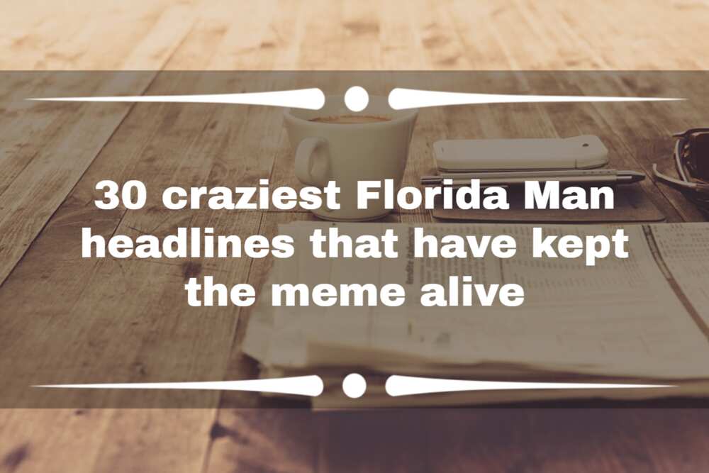 The Crazy Florida Man on news Internet Meme Funny T-Shirt