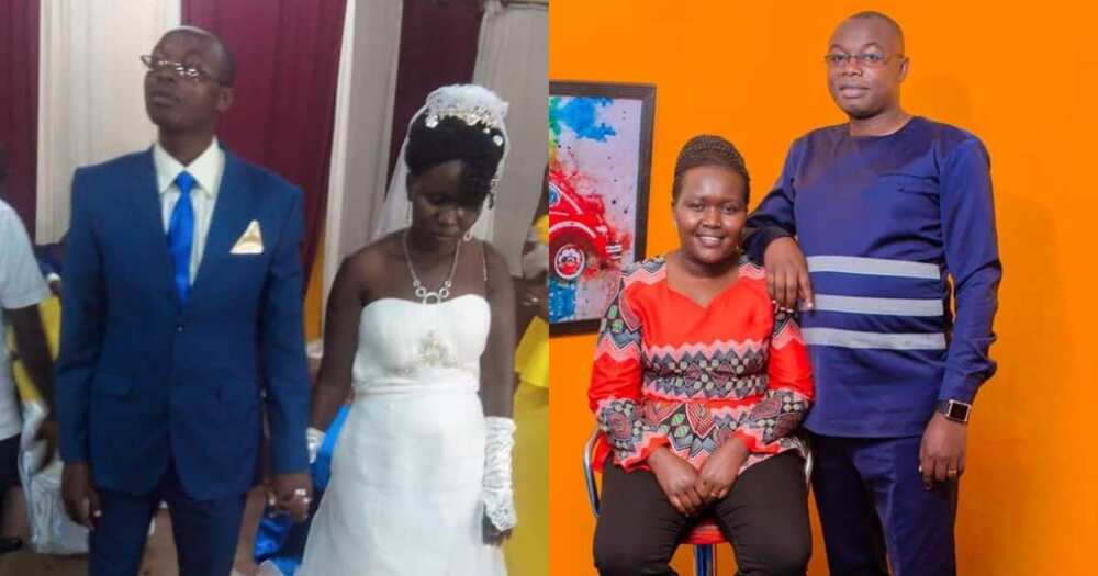 Man shares how he married church sister despite having only 1k in his account during wedding planning