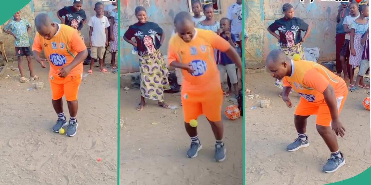 Video: This man is so talented, see how he played ball like a professional