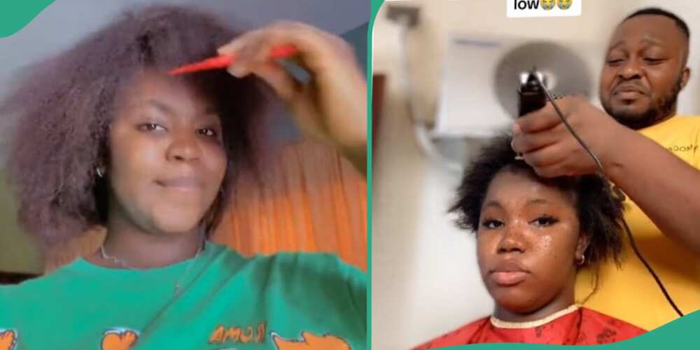 I Am In Pain Nigerian Lady Laments After Her Husband Gave Her Haircut Shares The Outcome