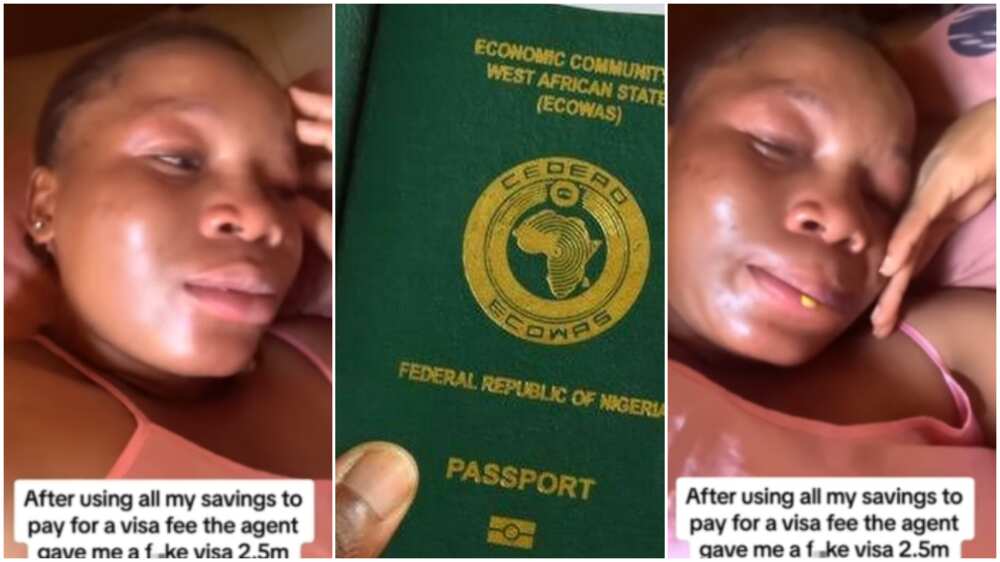 Visa application in Nigeria/Lady emptied her saving.
