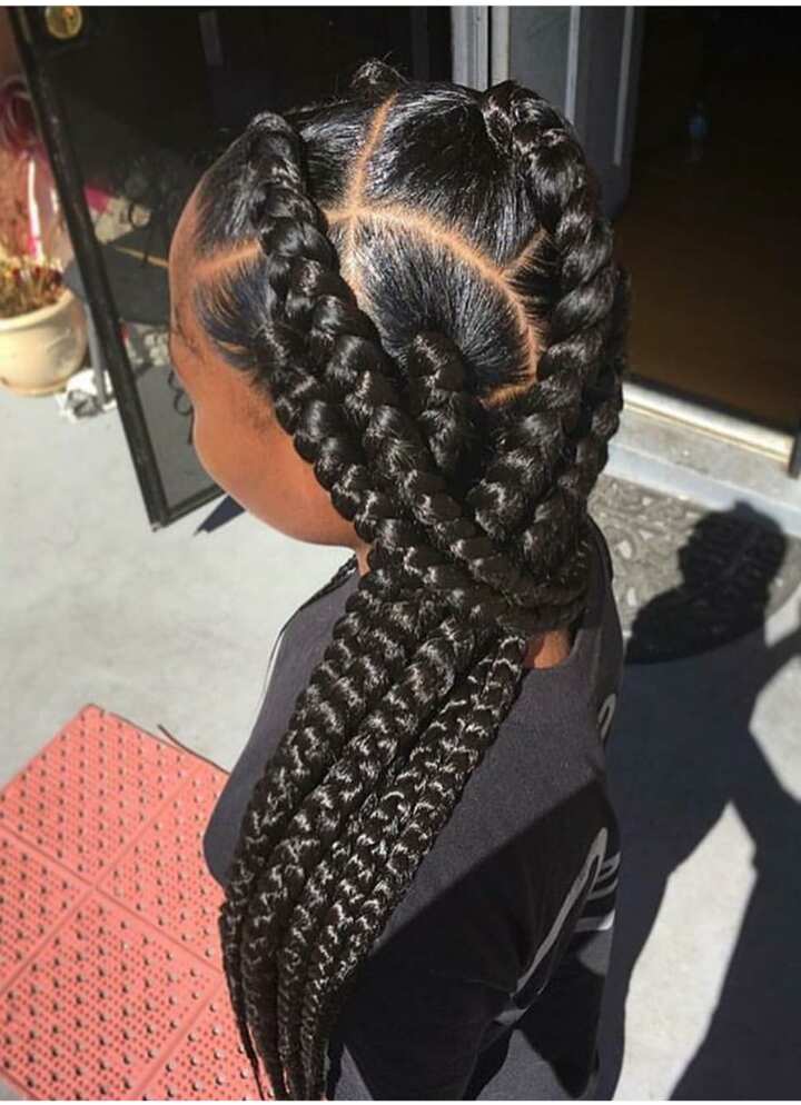 Latest braids hairstyles in Town