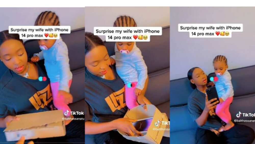 Wife gets iPhone from husband