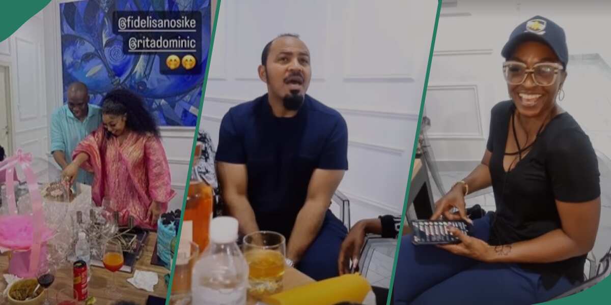 Nollywood stars Ini Edo, Ramsey Nouah, Kate Henshaw, others turn up for Rita Dominic's husband's birthday party