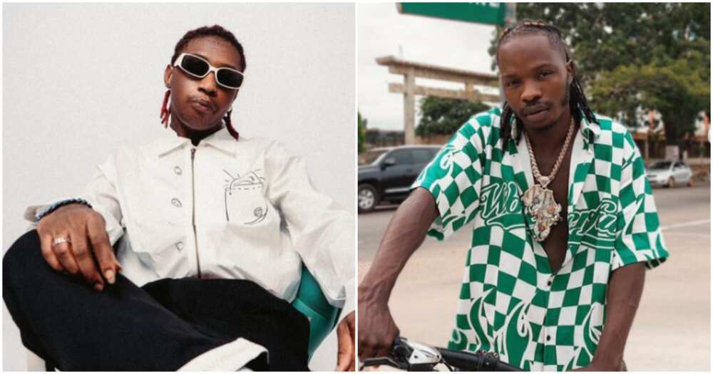 Nigerian singers Bella Shmurda and Naira Marley