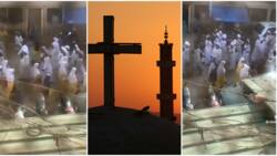 Cele church members sing Islamic song in video as they cross path with Muslims during procession, many react