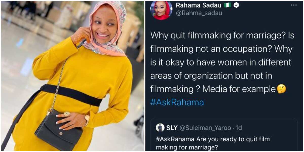 I am not quitting filmmaking for marriage - Actress Rahama Sadau says