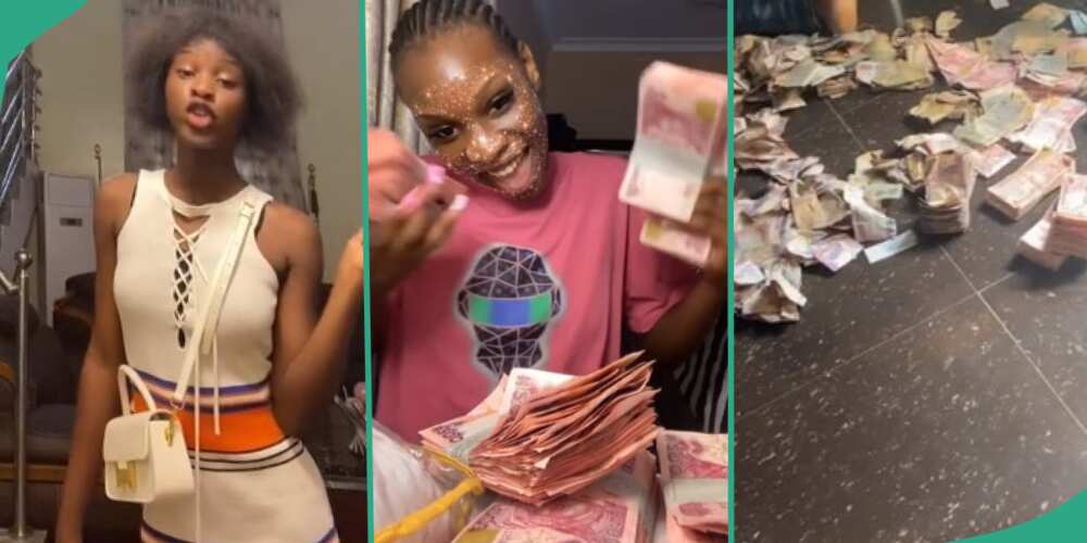 Chief's daughter shows off huge money they made from party