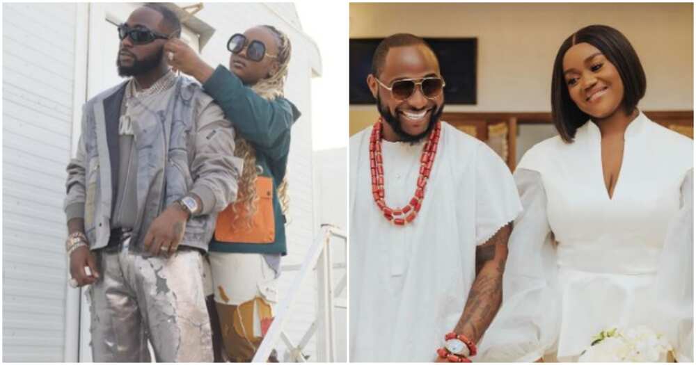 Nigerian singer Davido and his wife Nigerian singer Davido and his wife