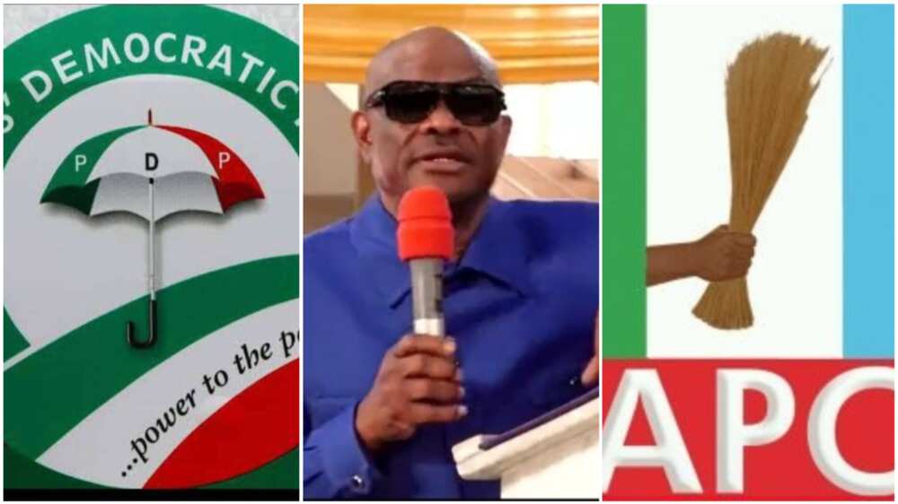 PDP/APC/Rivers/2023 Election/Nyesom Wike/Tonye Cole