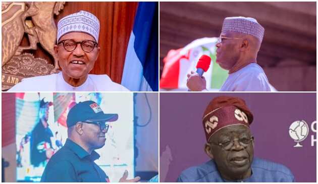 President Muhammadu Buhari/Atiku Abubakar/Peter Obi/Bola Tinubu/2023 Election/APC/PDP/Labour Party
