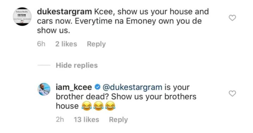 Kcee and Emoney