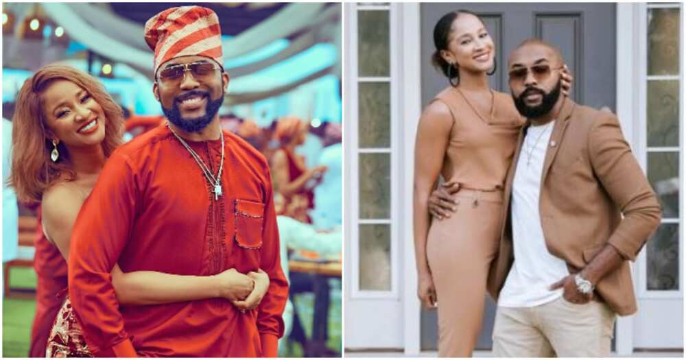 Nigerian celebrities Banky W and Adesua Etomi