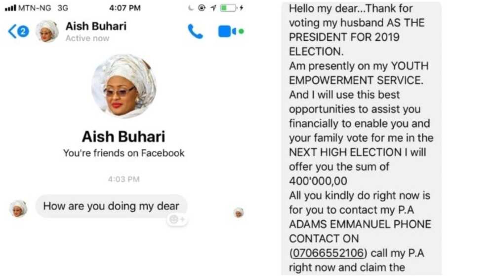 Scammers intensify use of Aisha Buhari in their affairs, create dozens of fake social media profiles