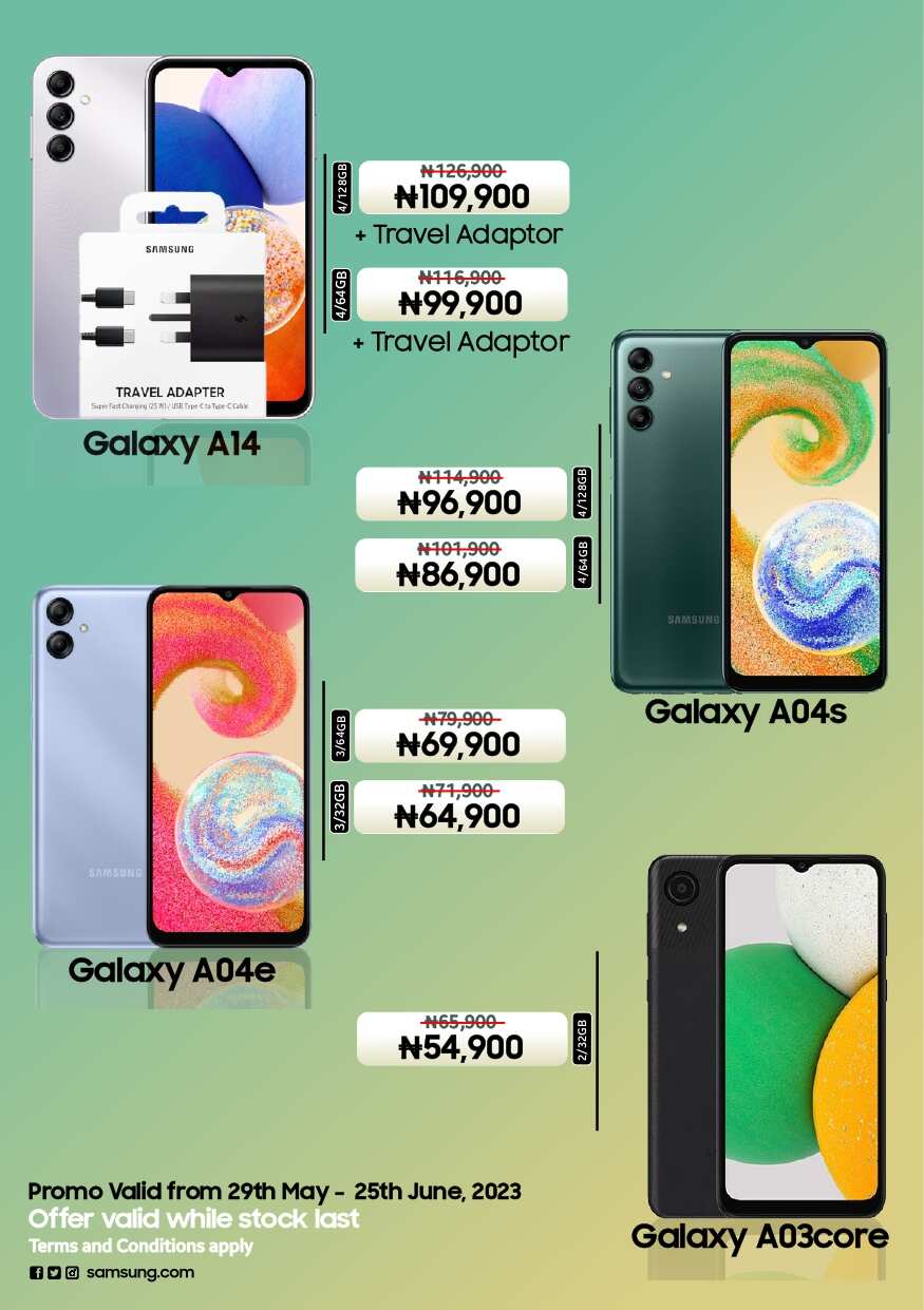 Samsung Nigeria Rewards Customers with Discounts on Mobile Devices in its Massive Deals Promo