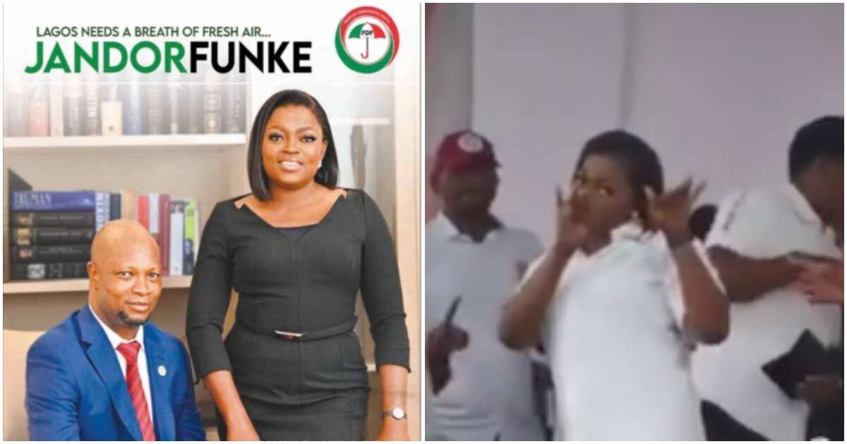 Check out video of Funke Akindele and her governorship candidate showing off dance skills