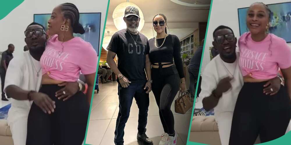 Photos of AY Makun and his wife Mabel