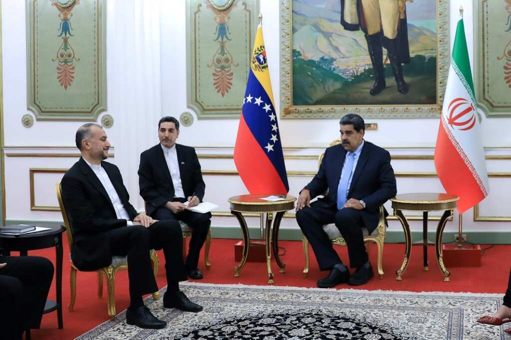 Maduro, Iranian diplomat discuss defense against 'external pressures'