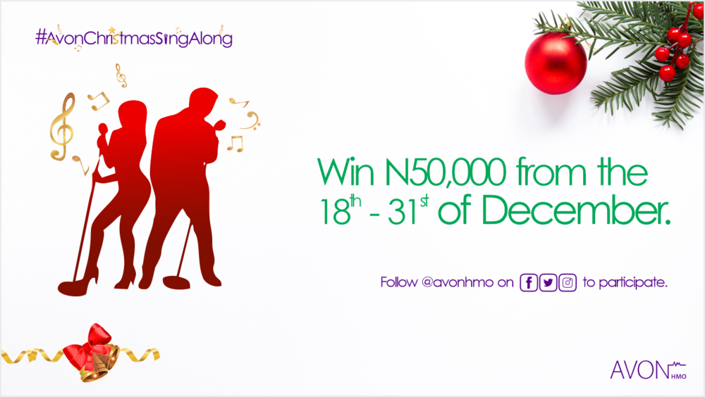 Win N50,000 in #AvonChristmasSingAlong