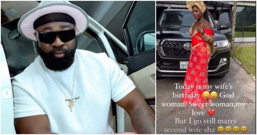 Nigerian singer Harrysong and his wife