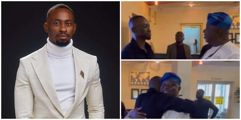 BBNaija's Saga and dad reunite in emotional video