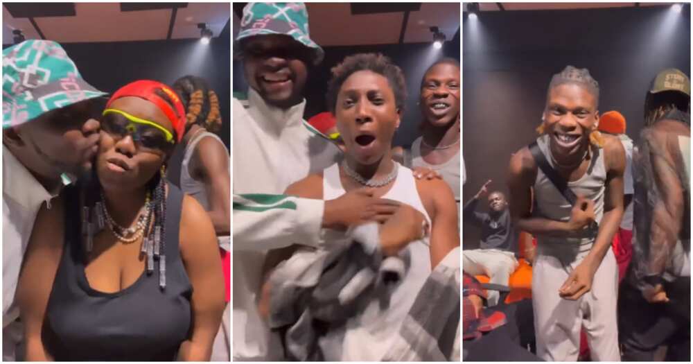 Photos of Kizz Daniel, Bella Shmurda and Seyi Vibez