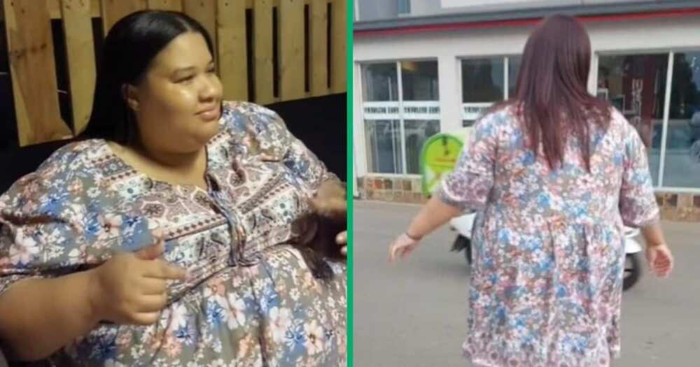 TikTok video shows woman's weight loss journey